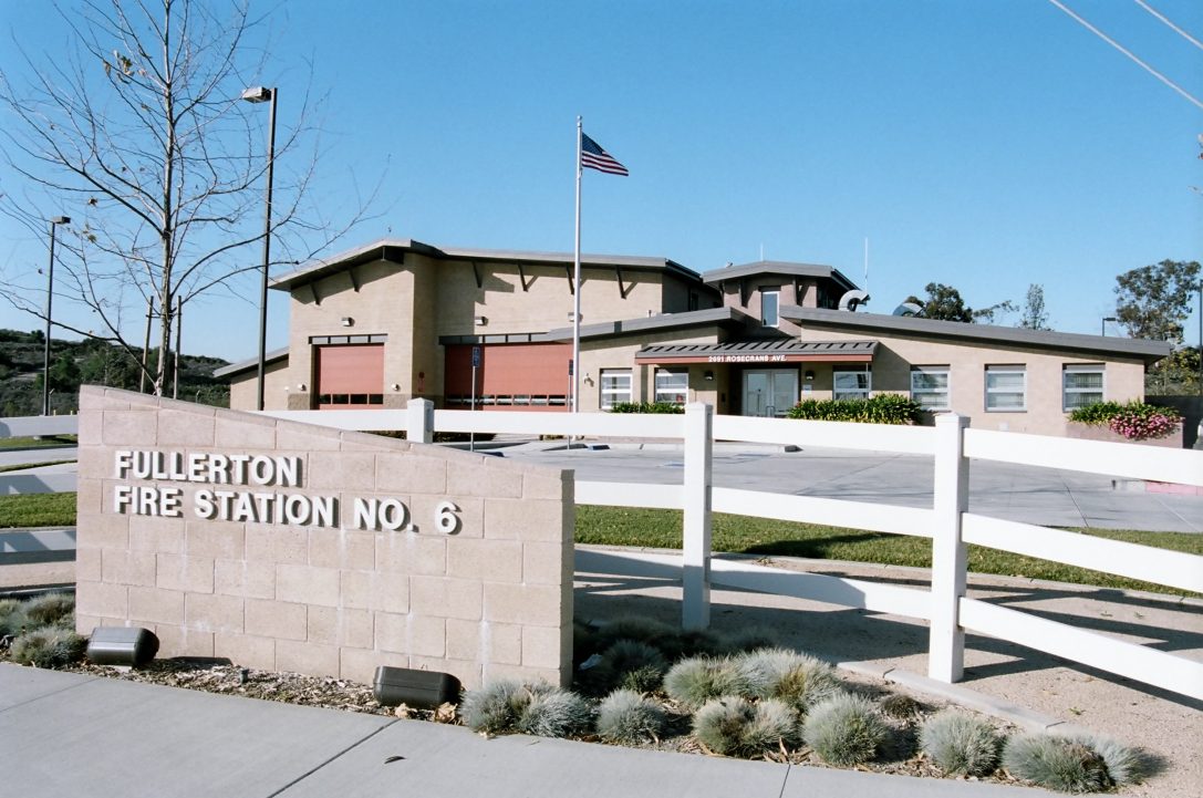 CITY OF FULLERTON <br/> FIRE STATION #6 – ROSECRANS <br/> FULLERTON, CALIFORNIA