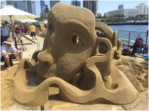 Conceptual Sand Sculptures
