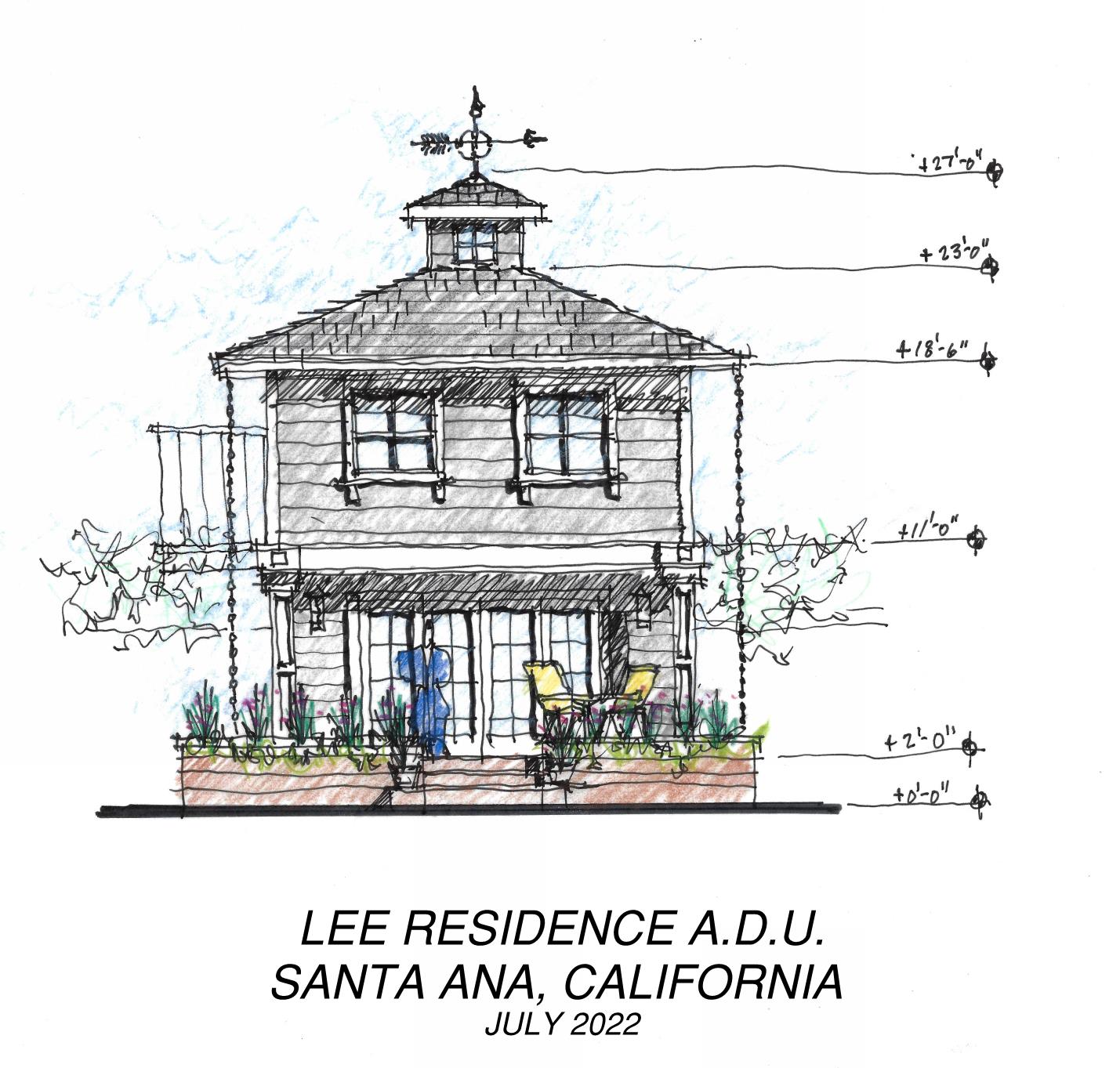 LEE RESIDENCE A.D.U. – SANTA ANA, CALIFORNIA