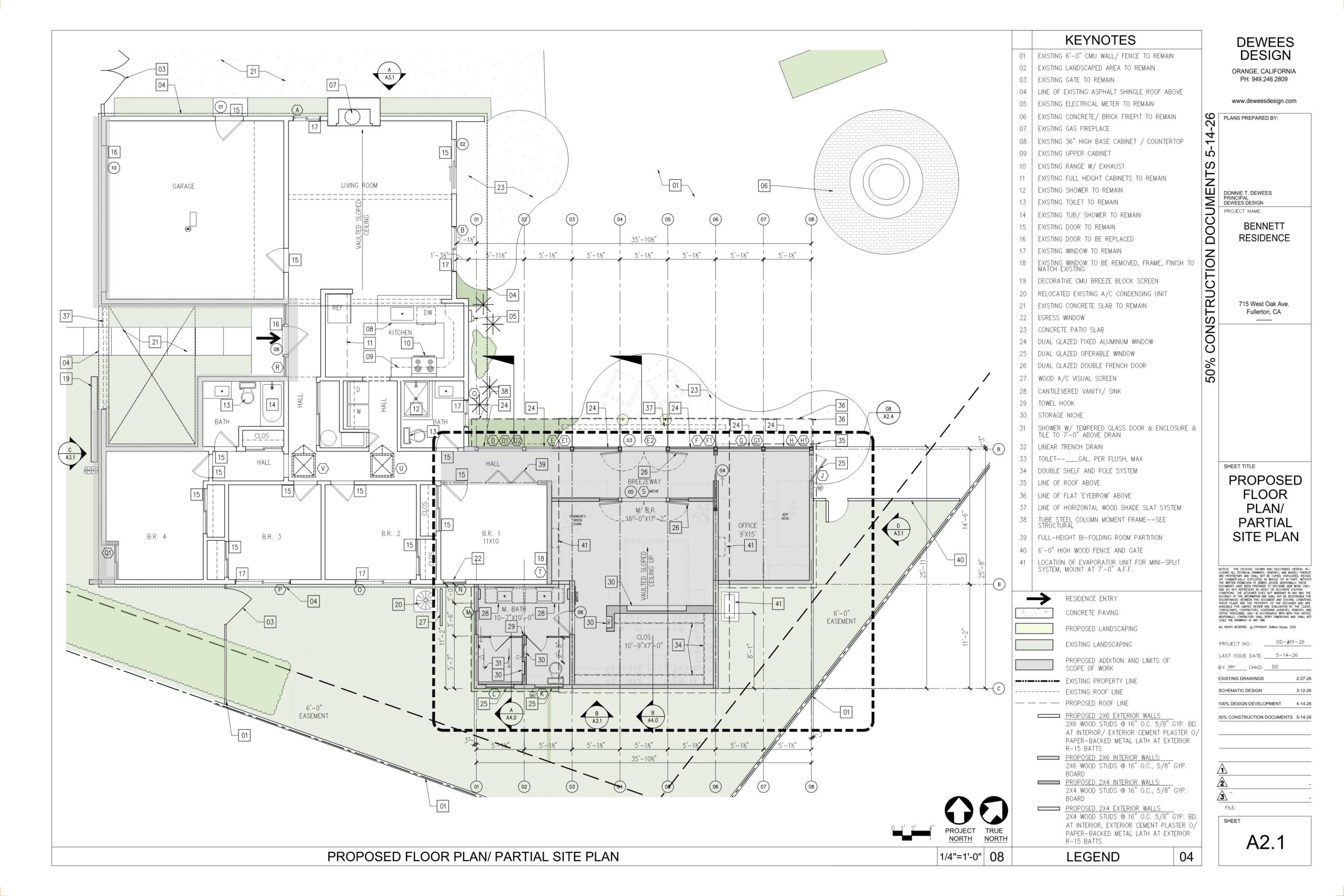  PROPOSED OVERALL FLOOR PLAN